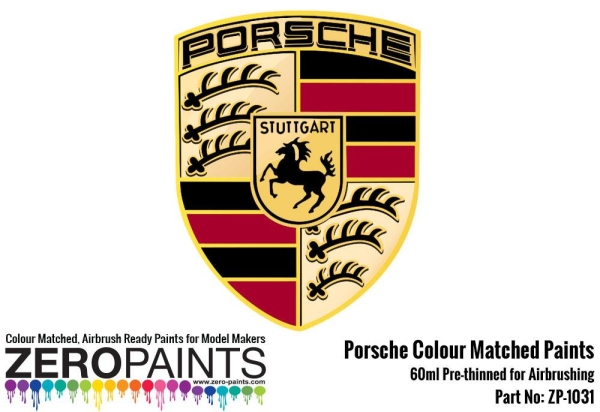 Porsche Paint 60ml ZP-1031_ xxx Choose Color